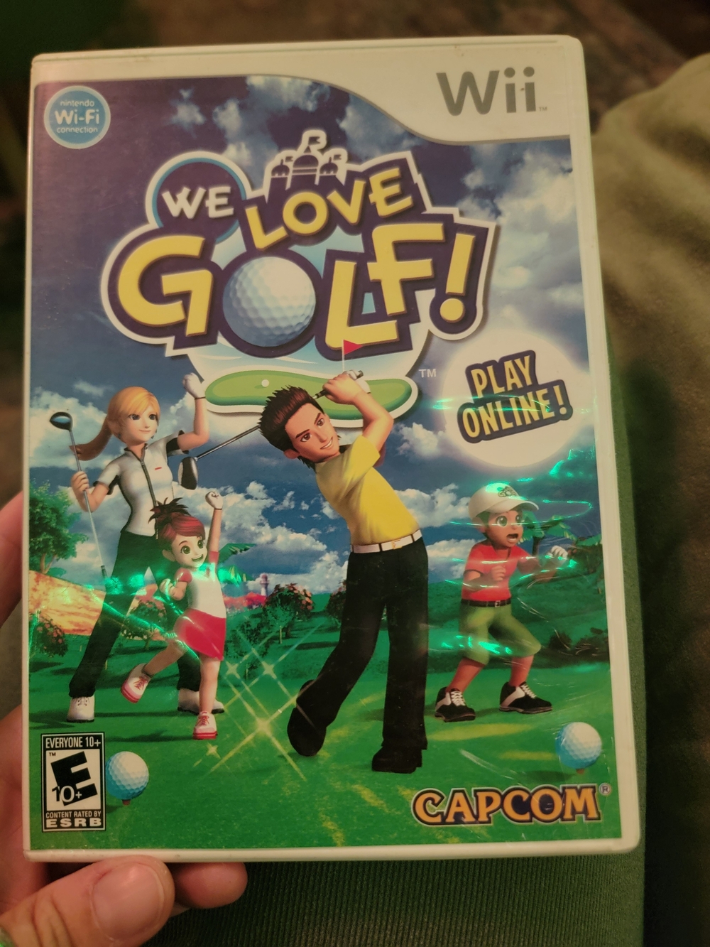 Nintendo We Love Golf! - Blue & Green Cover